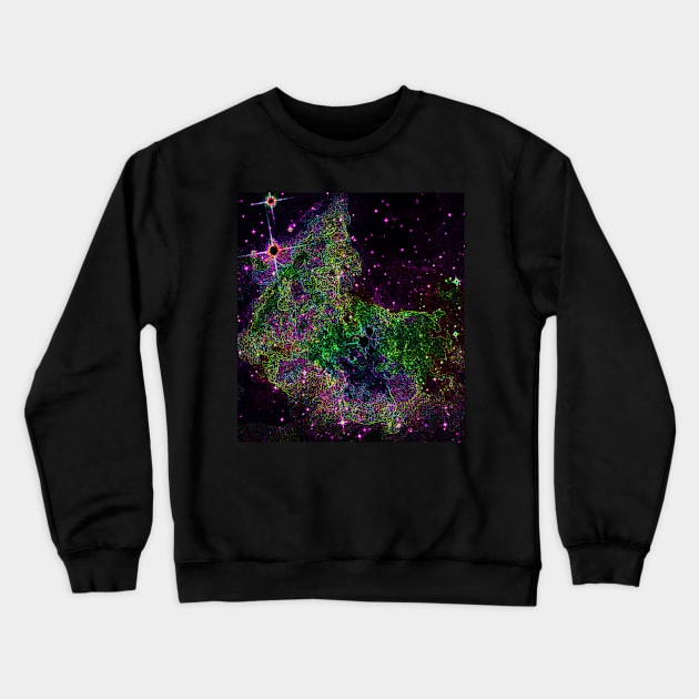 Black Panther Art - Glowing Edges 389 Crewneck Sweatshirt by The Black Panther